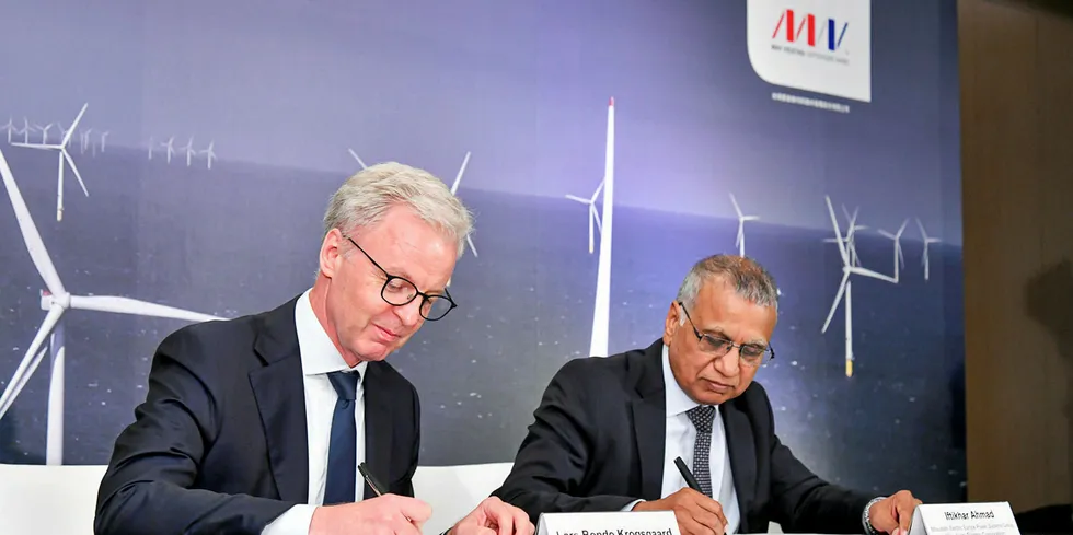 MHI Vestas co-CEO Bondo Krogsgaard signs localisation deal in Taiwan