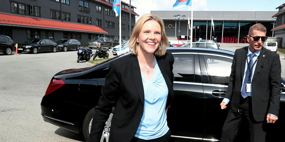 Sylvi Listhaug is Norway's new oil and energy minister.