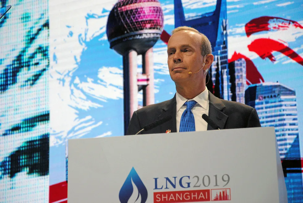 Anchor topsides choice: Chevron chief executive Mike Wirth