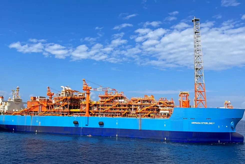 The Armada Sterling V FPSO has produced oil at Cluster 2 since January 2024.