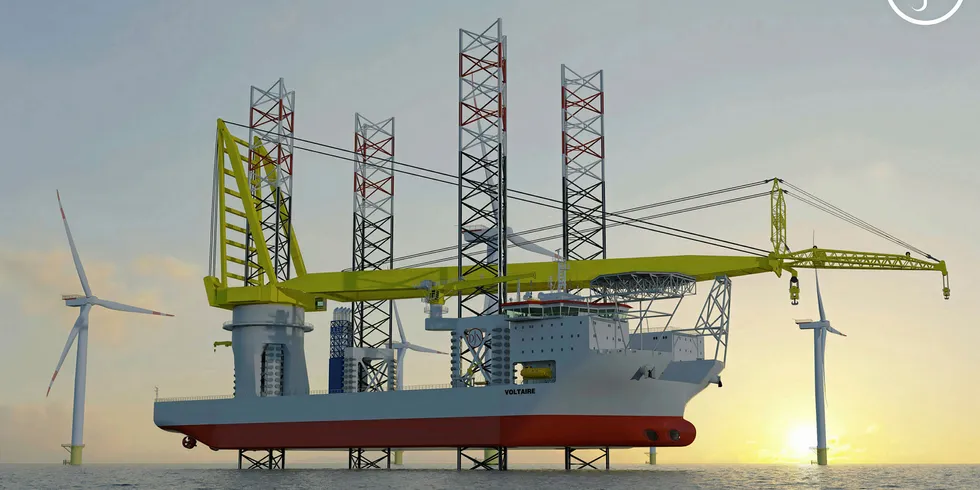 Jan De Nul's new Voltaire jack-up installation vessel