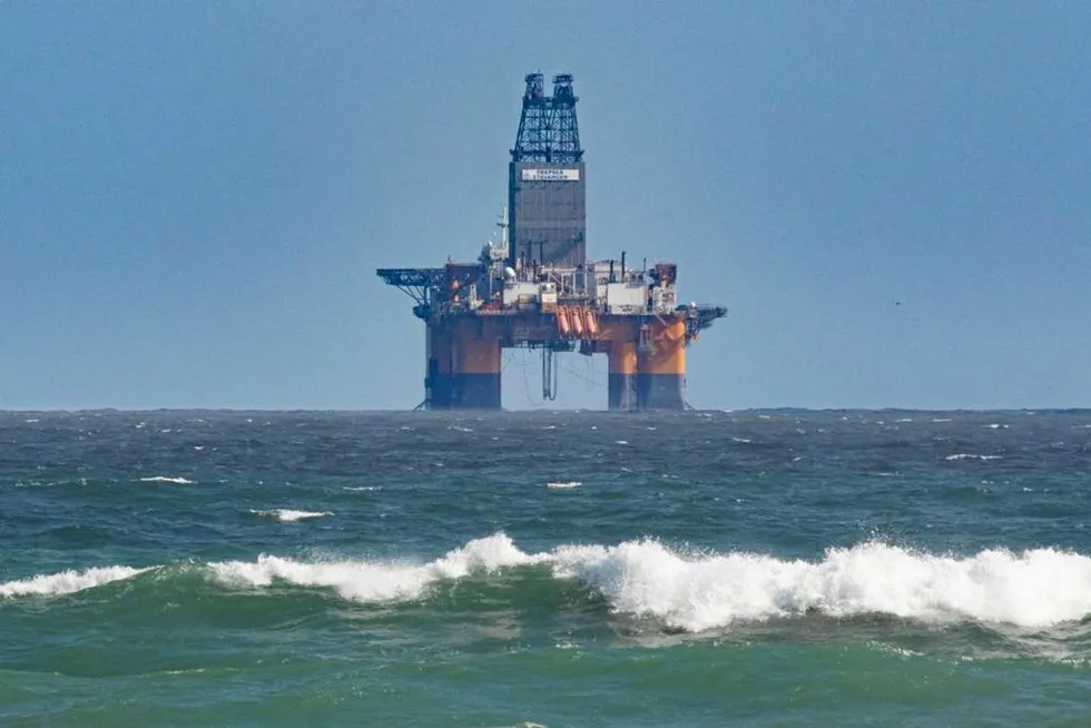 Spot on at Luiperd: Odfjell's semisub DeepSea Stavanger is currently carrying out a drillstem test off South Africa for Total