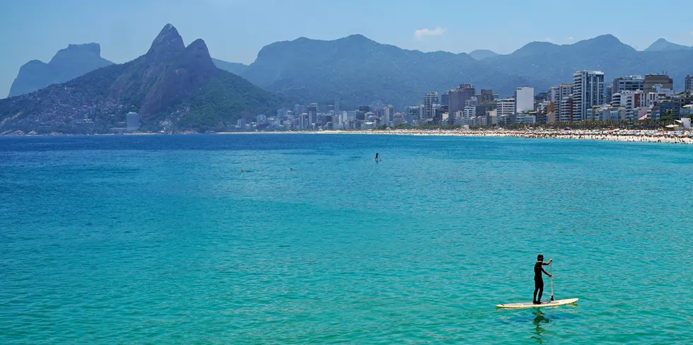 Ipanema beach in Rio de Janeiro