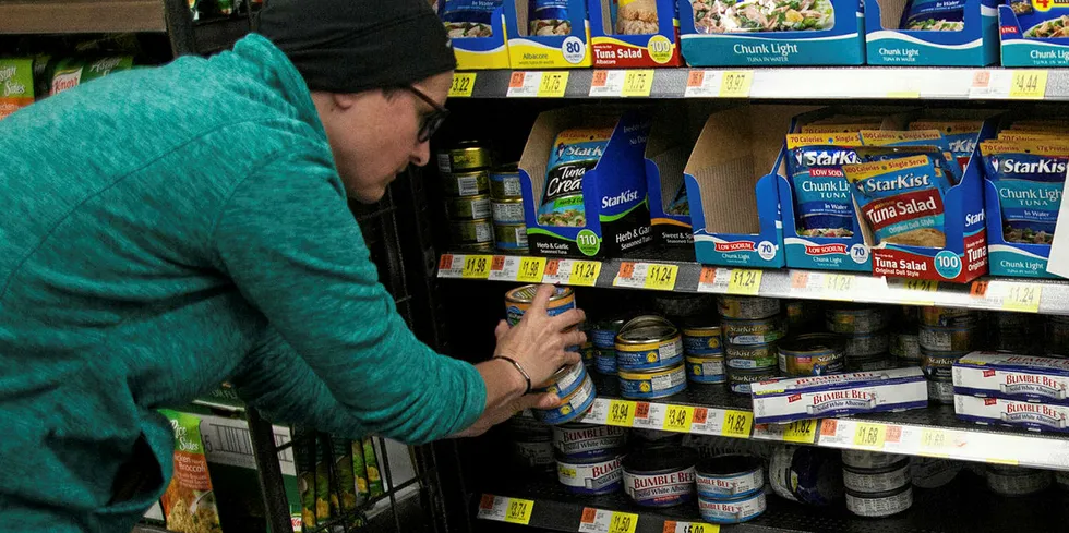 Shelf-stable seafood was flying off the shelves in March, but since then sales have fallen to pre-coronavirus levels.