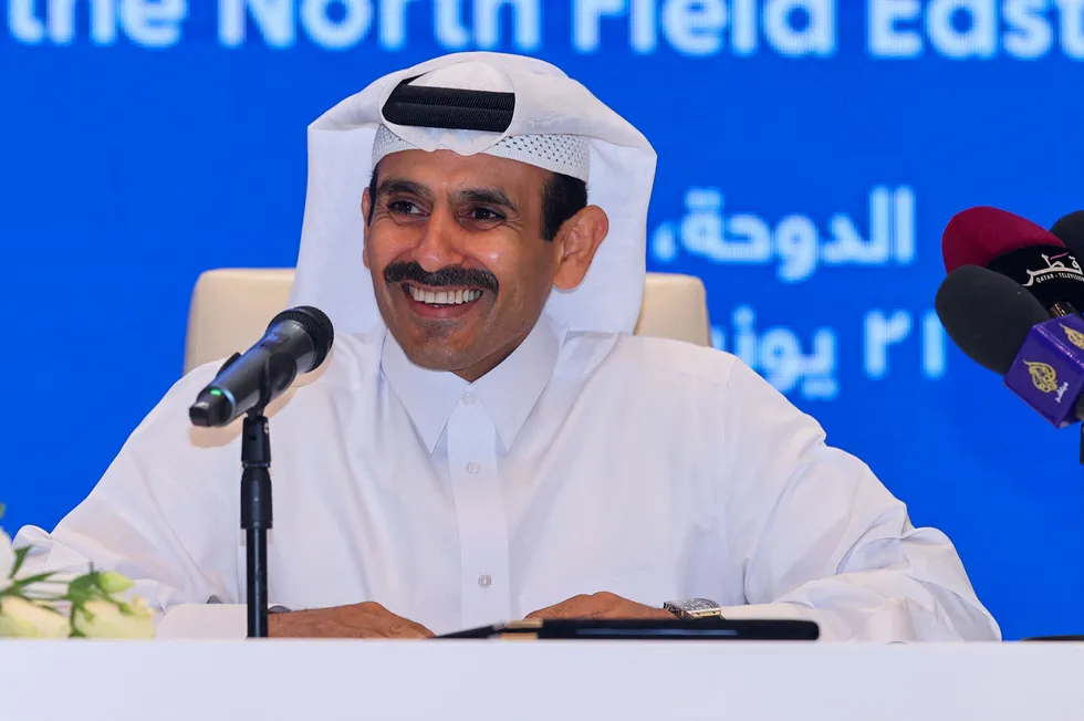 LNG expansion: QatarEnergy chief executive Saad Sherida Al Kaabi.