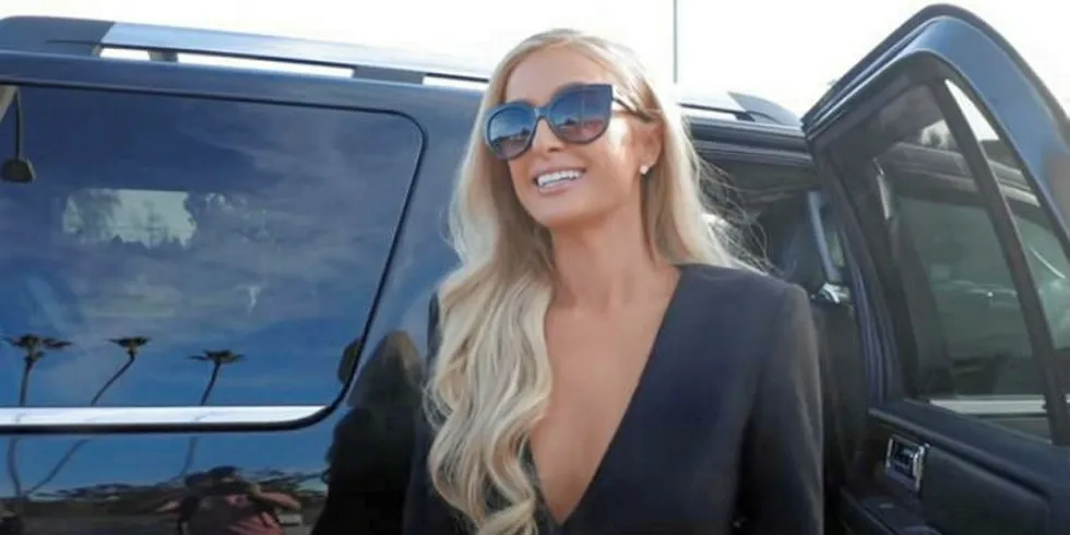 Socialite and heiress Paris Hilton.