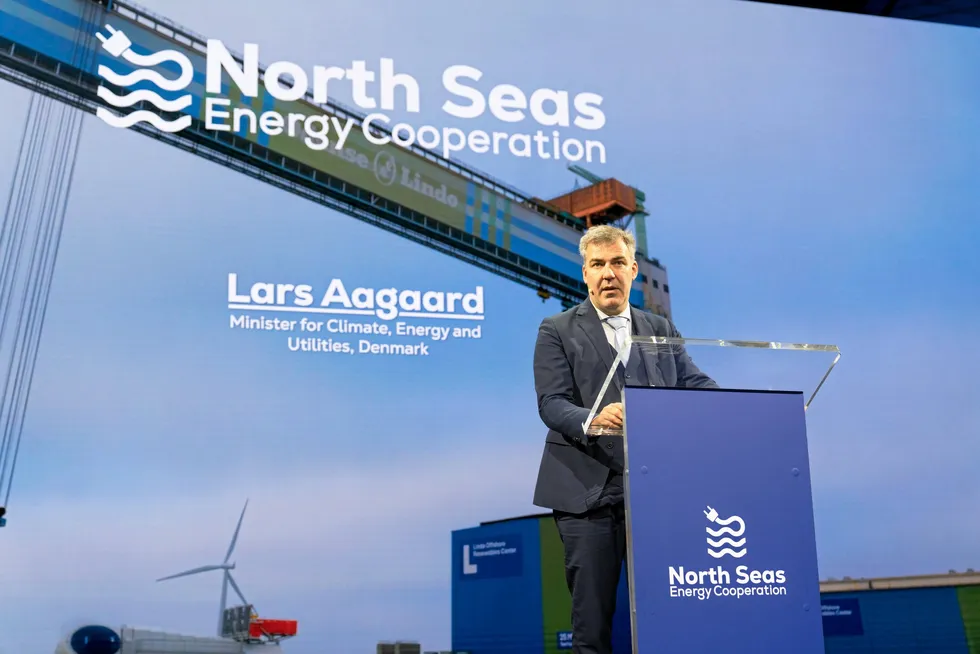 Lars Aagaard, the Danish Minister for Climate, Energy and Utilities.