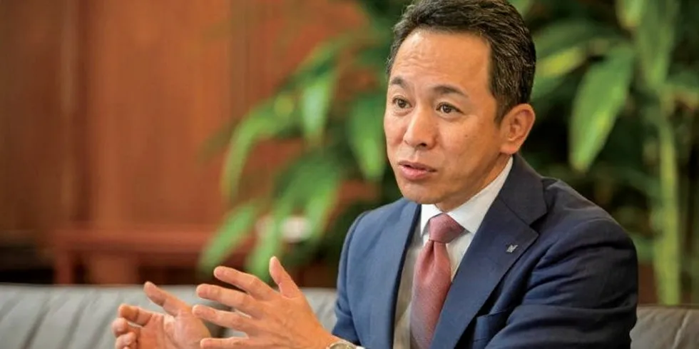 Nichirei President Kenya Okushi.
