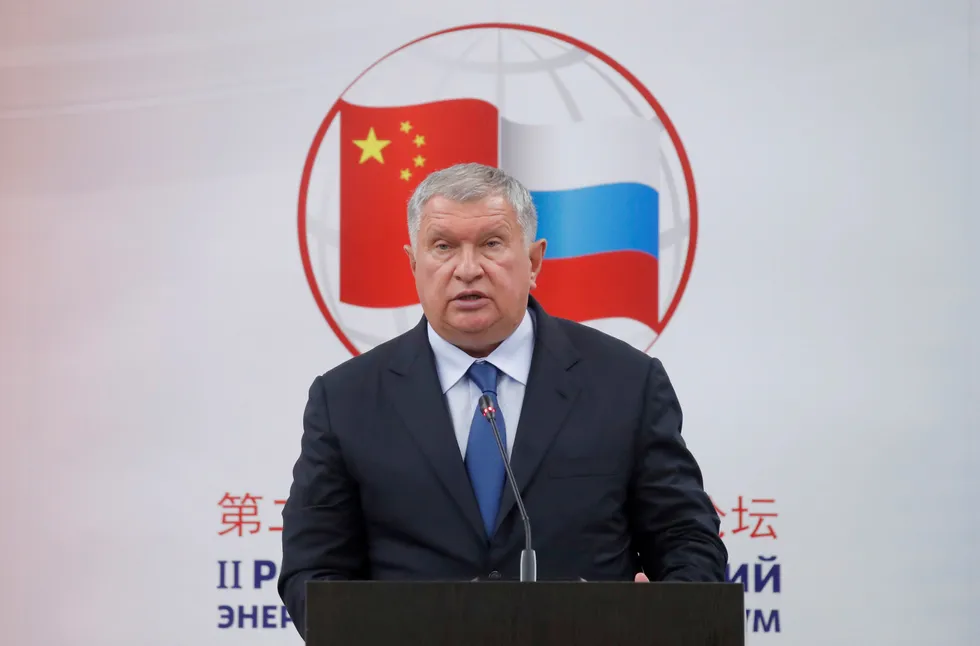 Determination: Rosneft chairman Igor Sechin
