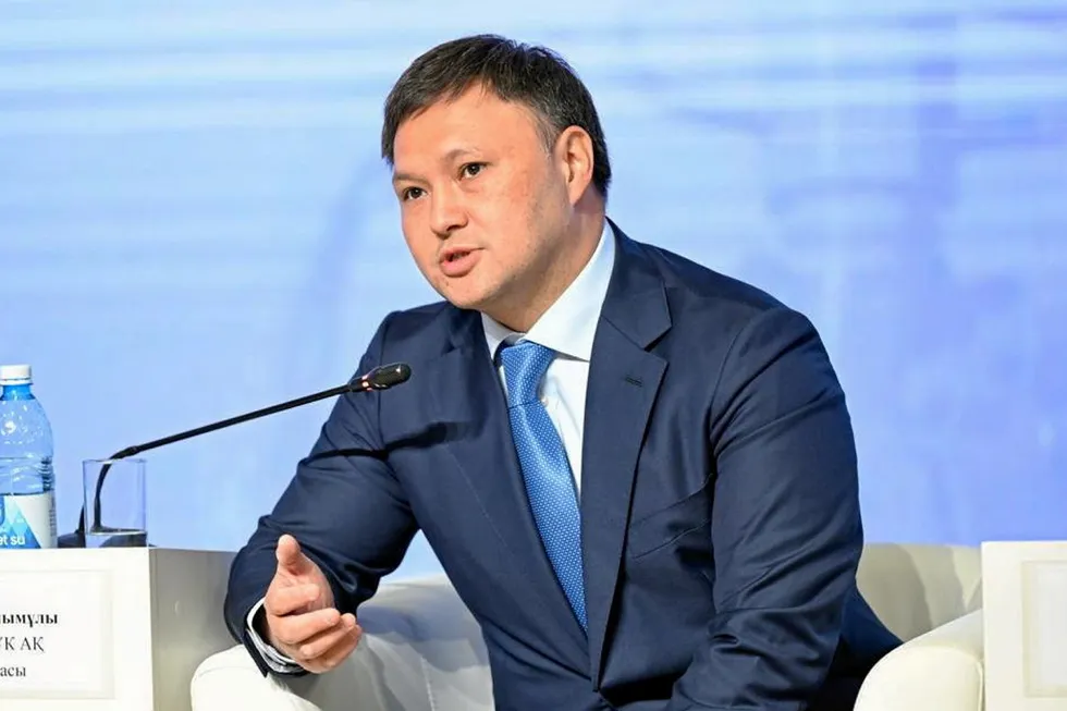 KazMunayGaz executive chairman Askhat Khasenov.