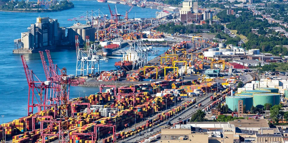 The Port of Montreal’s Maisonneuve terminal is one of two facing strike action.