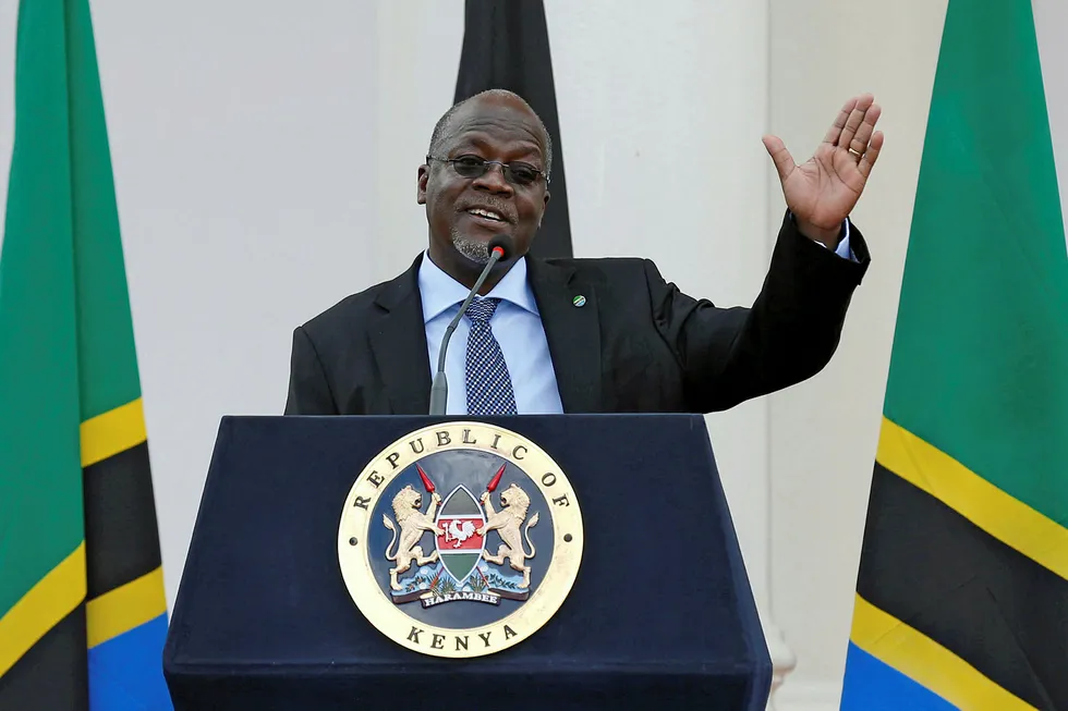 Friendly advice: President John Magufuli of Tanzania