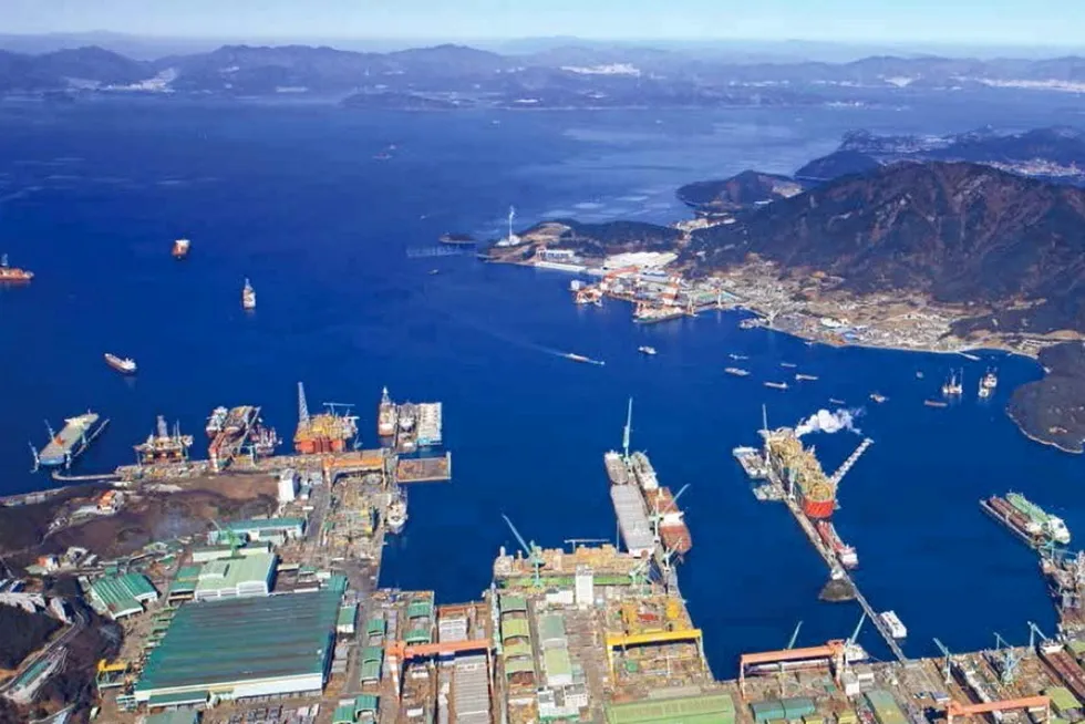 Asian Solutions: could be ‘mutually beneficial’ to Equinor and SHI, whose shipyard in South Korea is shown here.