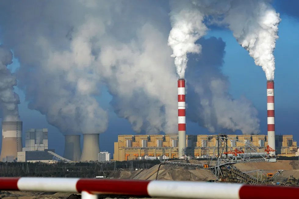 Energy switch: Smoke and steam billows from Belchatow Power Station, Europe's largest coal-fired power plant, near Belchatow, Poland.
