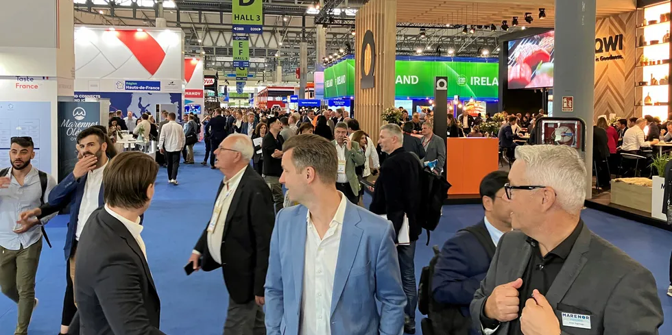 Views from the show floor, Barcelona Seafood Expo Global 2023.