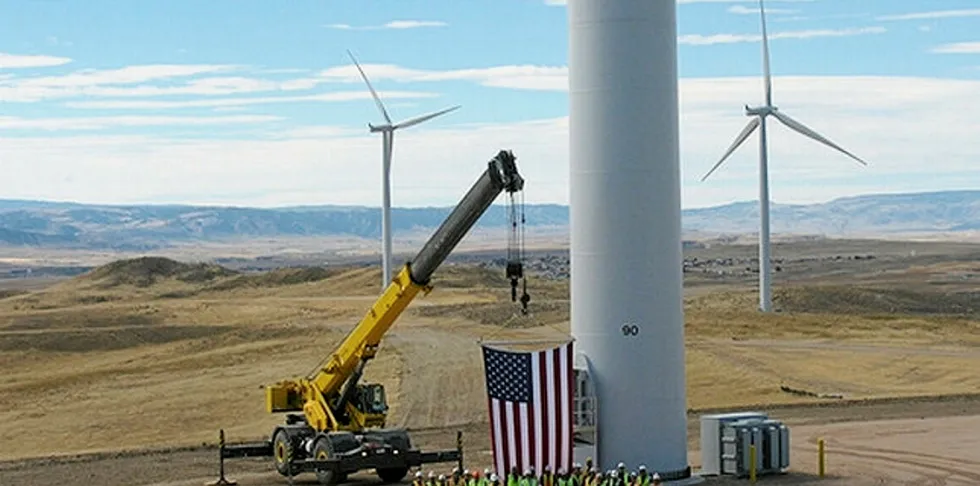 Top of the World wind farm in Wyoming