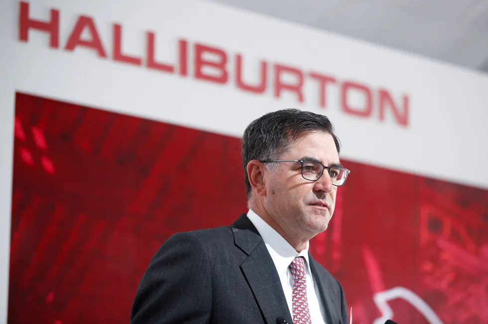 Halliburton chief executive Jeff Miller.