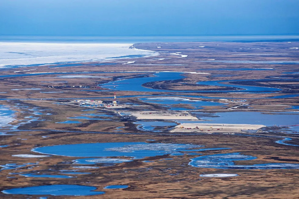 Trailblazers: a drilling rig spudding a first development well on the Semakovskoye gas field in the Yamal-Nenets region of Russia that is operated by Rusgazdobycha