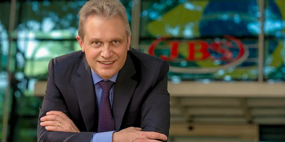JBS Global CEO Gilberto Tomazoni. His farmed salmon strategy? 'We will repeat what we did previously with poultry, pork and value-added products.'