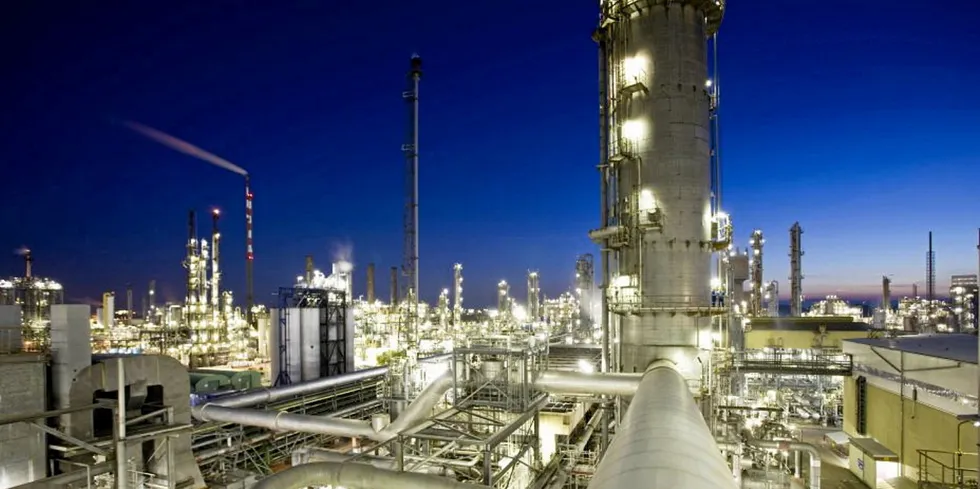 A BASF facility.