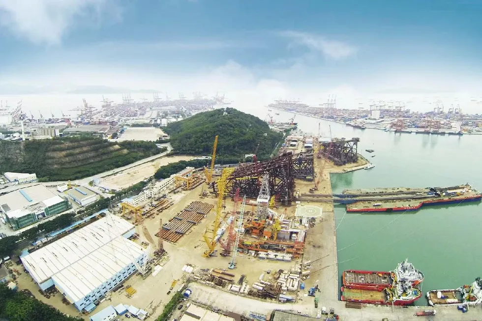 The CSE yard in Shenzhen, China.