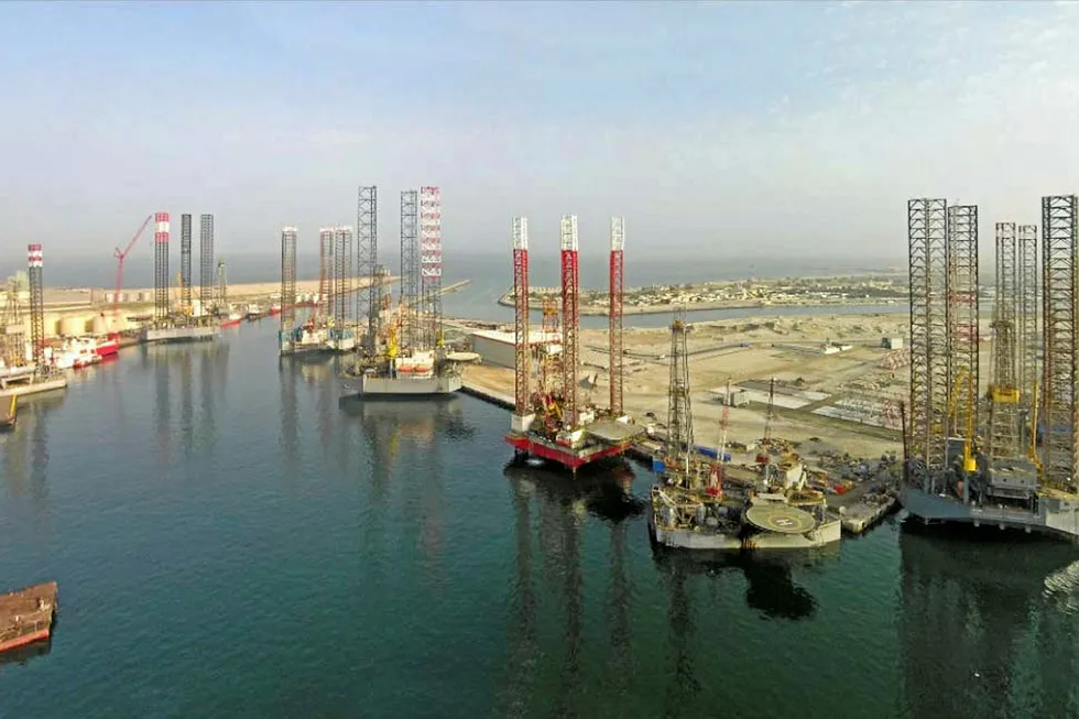 Workplace: Lamprell's Hamriyah yard in the UAE
