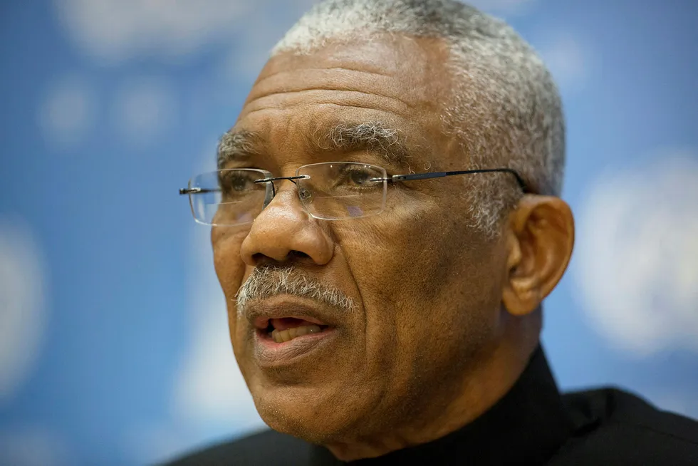 Guyana politics: President David Granger