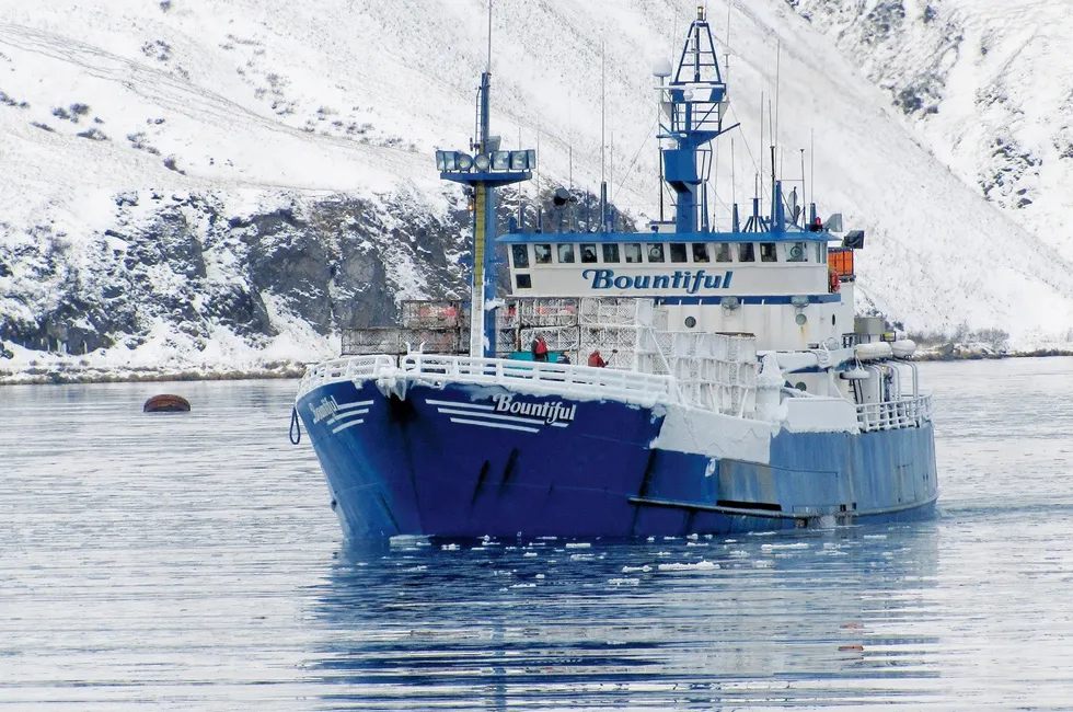 Trident Seafood's former vessel Bountiful.