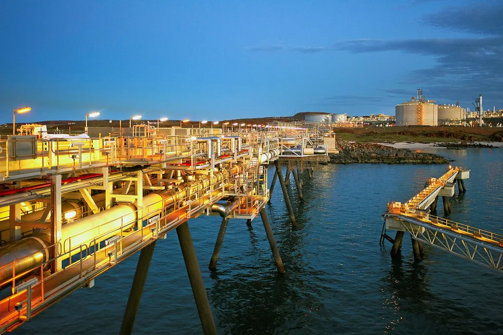 Destination: gas from the Scarborough development will be piped to the Pluto LNG onshore plant