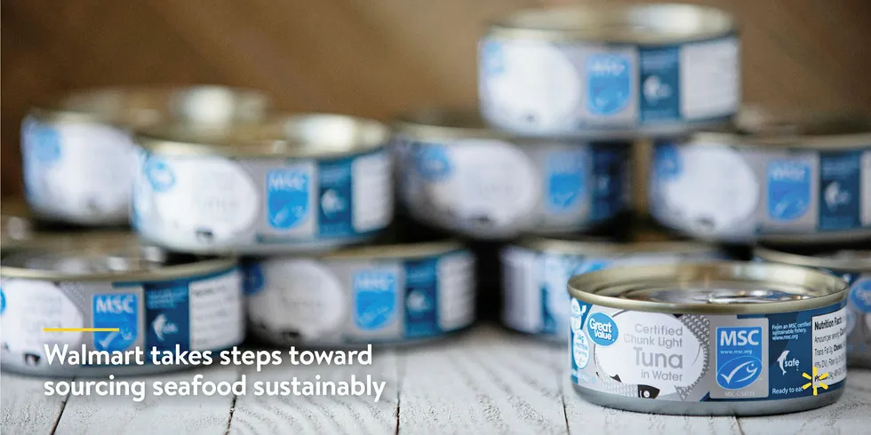 With Walmart’s global reach, it has a role to play in accelerating more sustainable fishing practices, said the company.