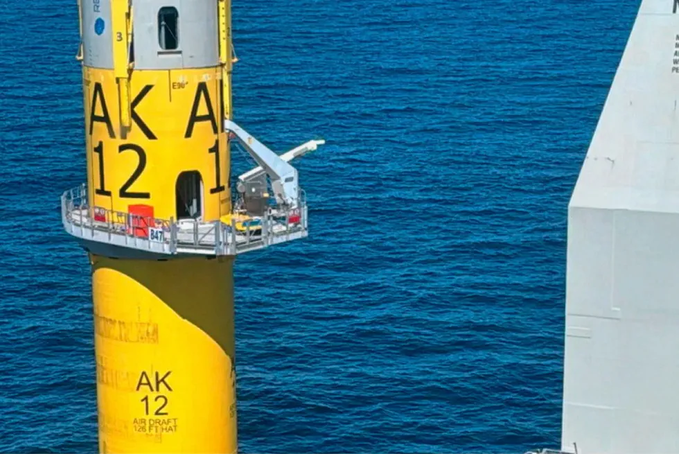 Orsted installs the first monopile foundation at Revolution Wind, but some US projects may face extra challenges from glauconite.