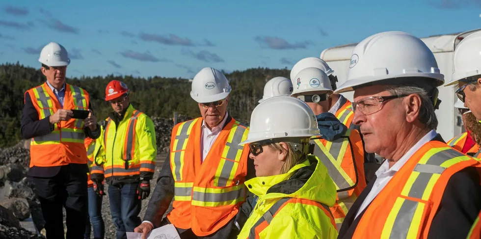 Construction is proceeding as planned for Grieg's operations in NL.