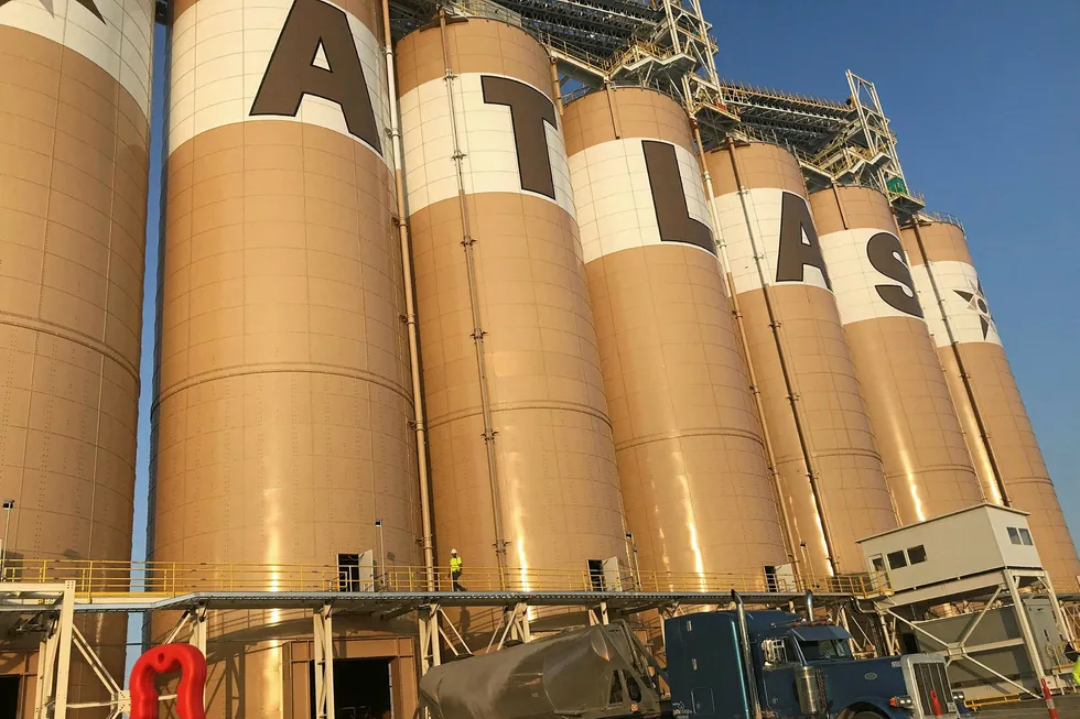 Frack sand: Atlas facility in Kermit, Texas
