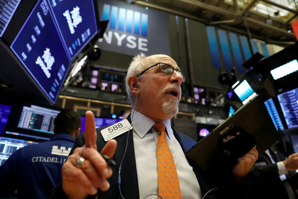 Oil price: Brent futures fell 45 cents, or 0.7%, to $61.57 a barrel