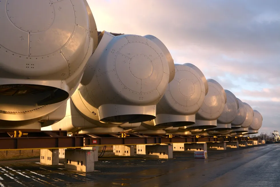 Siemens Gamesa nacelles for its 14MW offshore wind turbine.