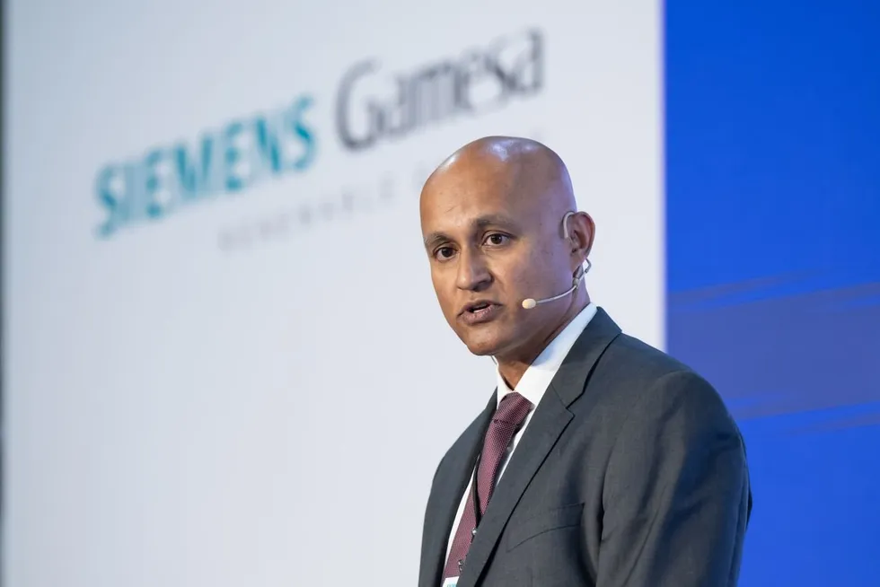 Siemens Gamesa CEO Vinod Philip.