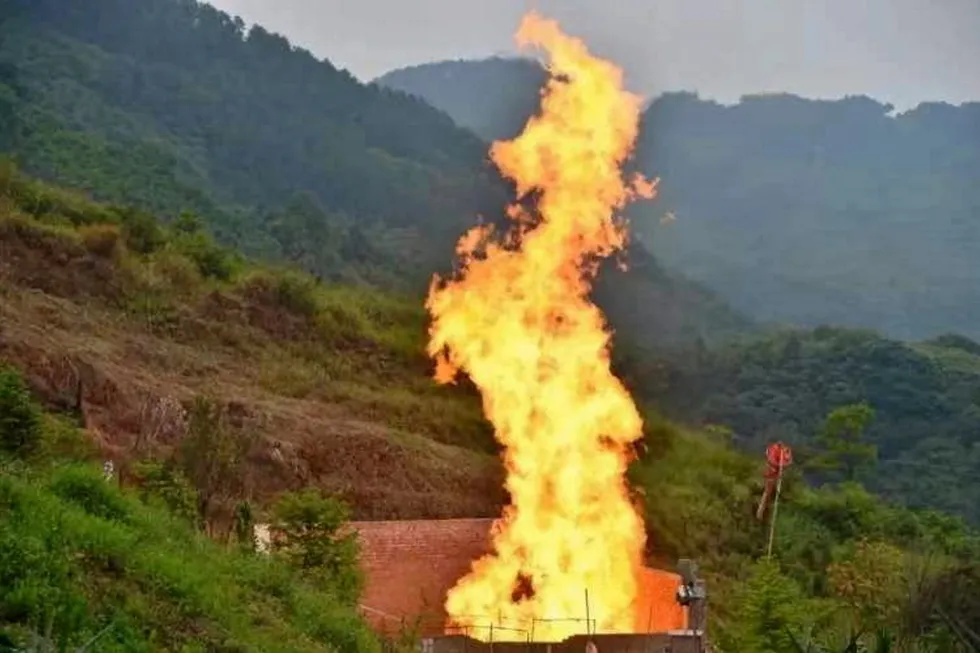 New find: the Xinye-1 well flowed at a rate of more than 500,000 cubic metres per day of shale gas