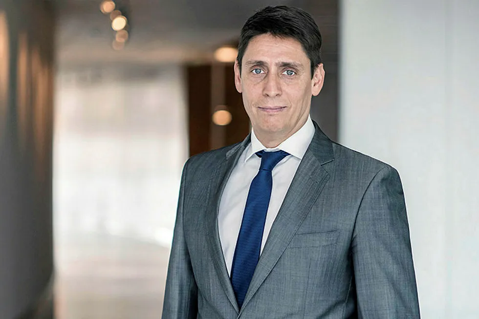 Crash: YPF chief executive Sergio Affronti is heading the company at a difficult time