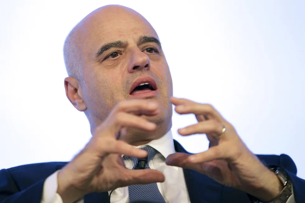 Complementary: Eni chief executive Claudio Descalzi.