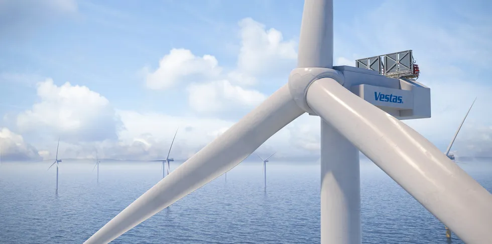 A rendering of the Vestas 15MW.