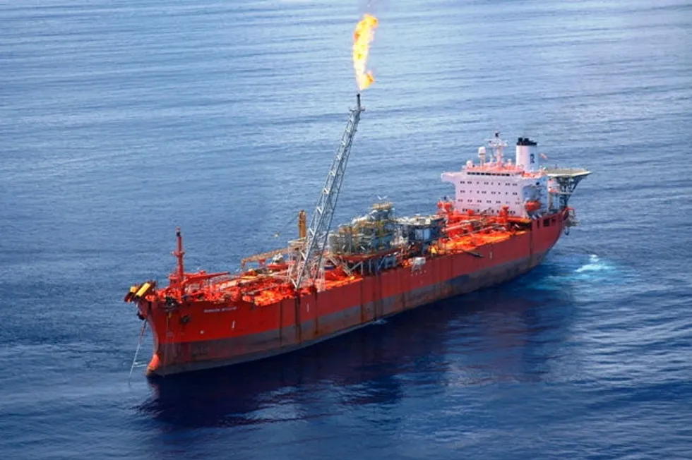 In operation: the former Rubicon Intrepid floating production, storage and offloading vessel on the Galoc oilfield offshore the Philippines.