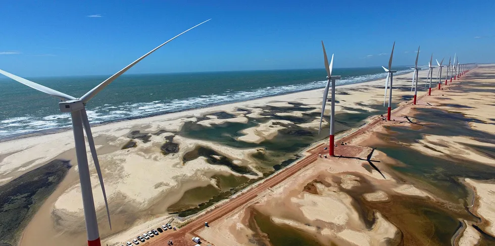 Brazil’s frontier wind district of Maranhão state.