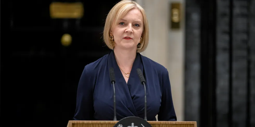 UK leader Liz Truss.