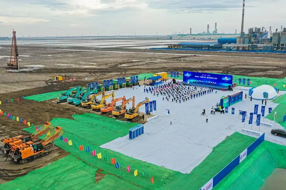 Green drive: the Bozhong gas terminal will capture about 300,000 tonnes per annum of carbon dioxide