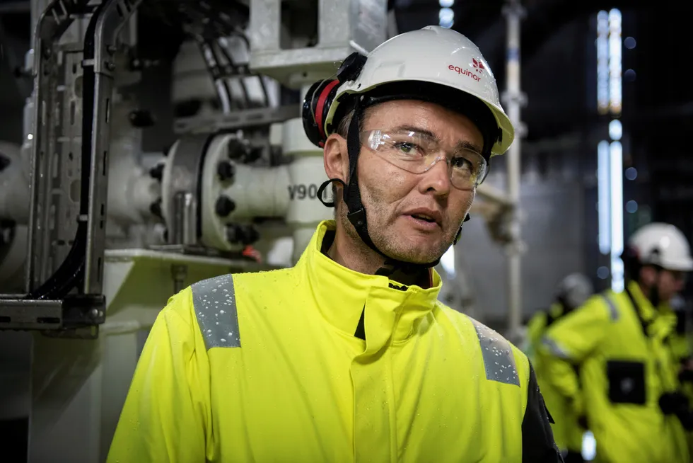 Wisting view: Trond Bokn, acting senior vice president for project development at Equinor