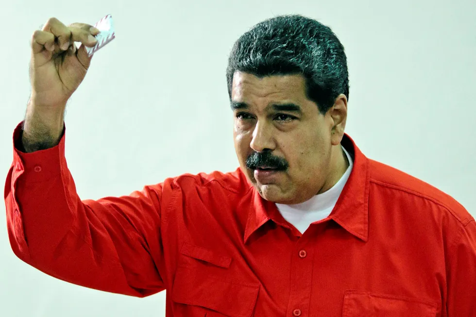 Under pressure: Venezuela President Nicolas Maduro