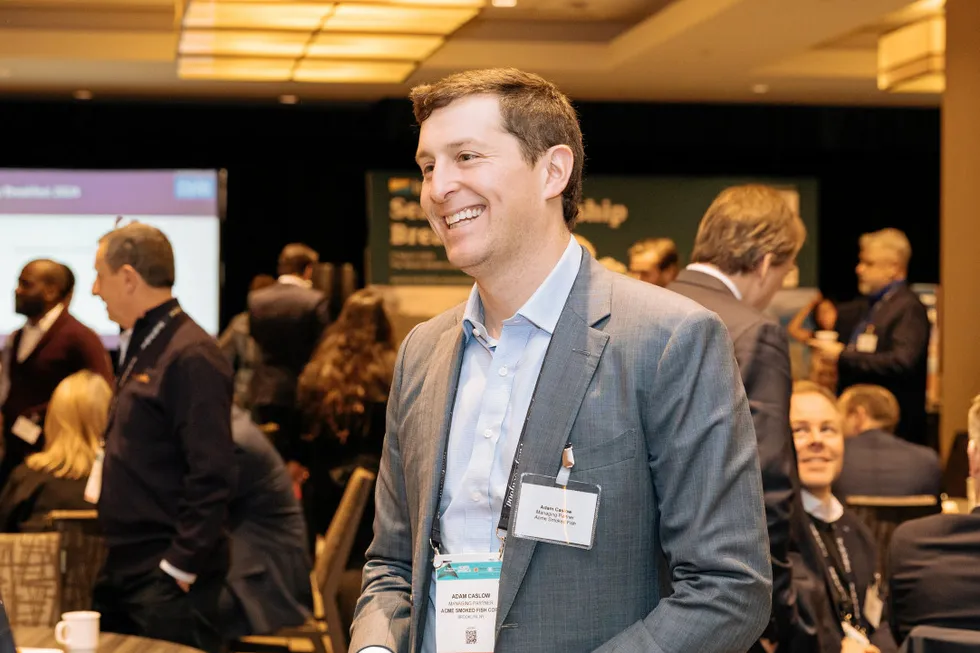 Adam Caslow, managing partner of Acme Smoked Fish. The company acquired rival smoked seafood supplier Banner Smoked Fish Company.