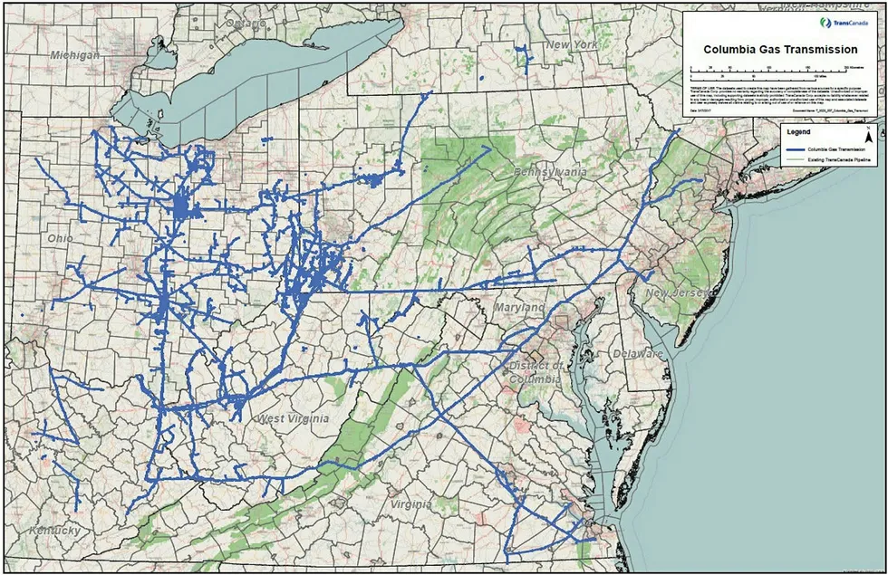 Leach Express: part of the Columbia Gas Transmission system