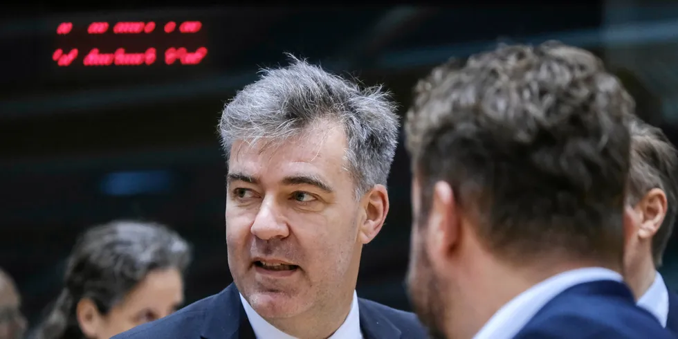Danish climate and energy minister Lars Aagaard says the halt is a 'serious situation for the green transition'.