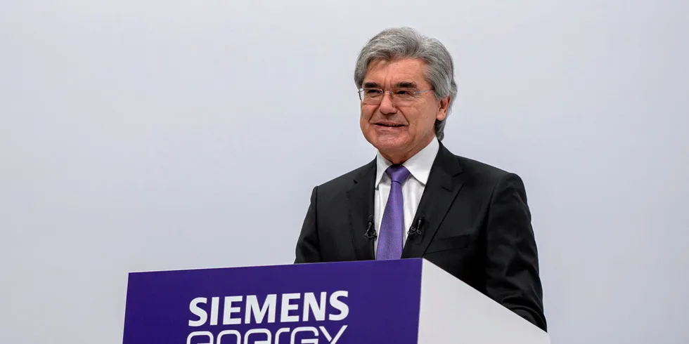 Siemens Energy supervisory board chairman Joe Kaeser.